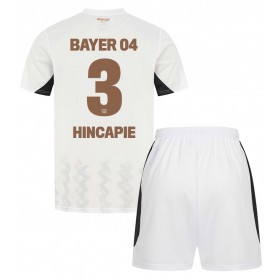 Bayer Leverkusen Piero Hincapie #3 Auswärtstrikot 2024-25 Kurzarm (+ kurze hosen)